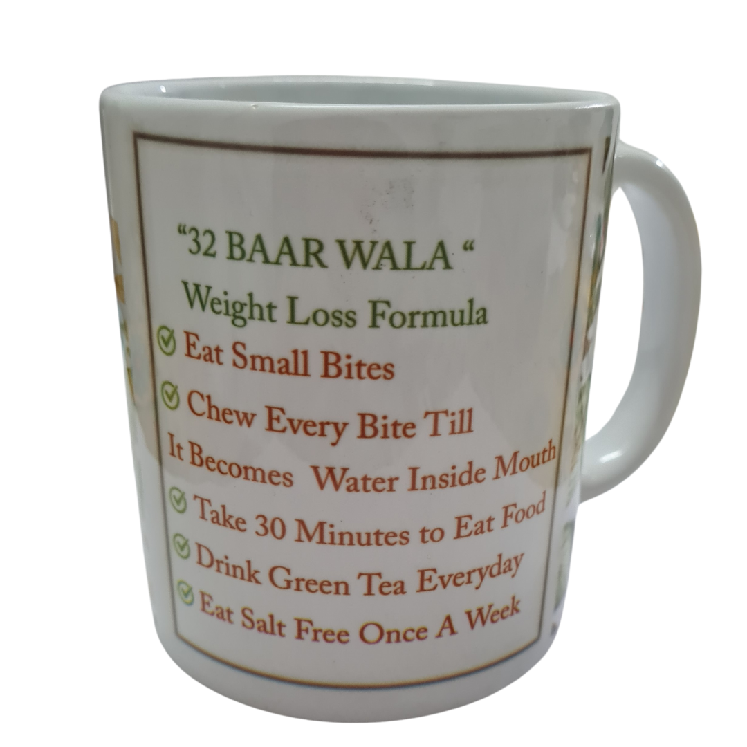 Green Tea Mug With 32 Baar Formula Printed Lemon Flavour - Image 2