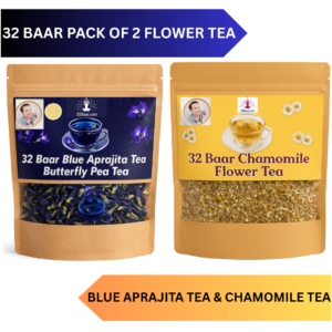 PACK OF 2 APRAJITA BLUE TEA AND CHAMOMILE FLOWER TEA