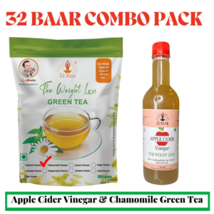 Pack of Apple Cider Vinager & Chamomile Green Tea