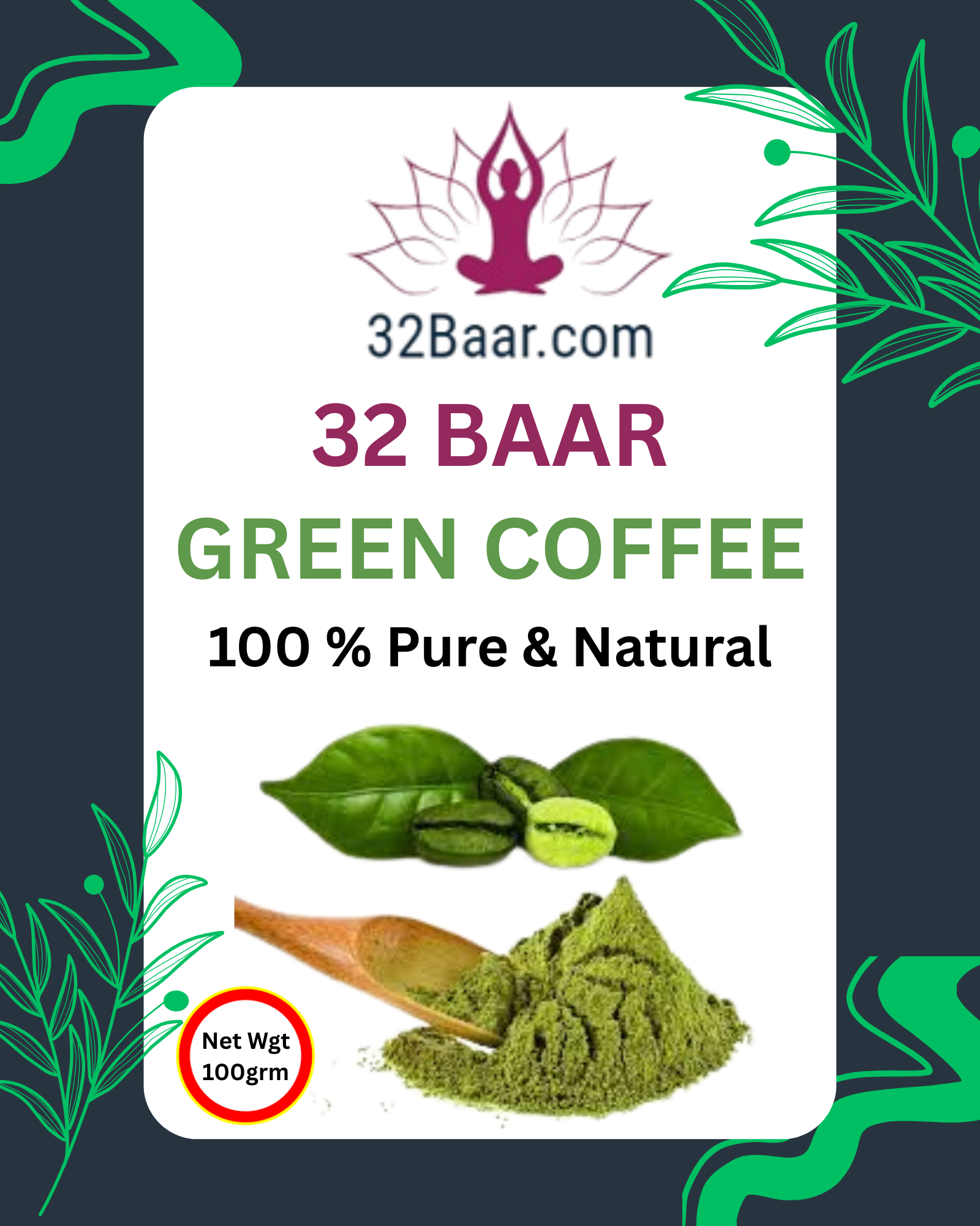 Organic Green Coffee Extract