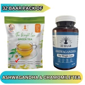 Combo Of Chamomile Green Tea And Ashwagandha