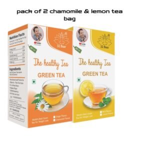 32 Baar Pack of 2 Chamomile & Lemon Tea Bags ( Total 50 Tea Bags)