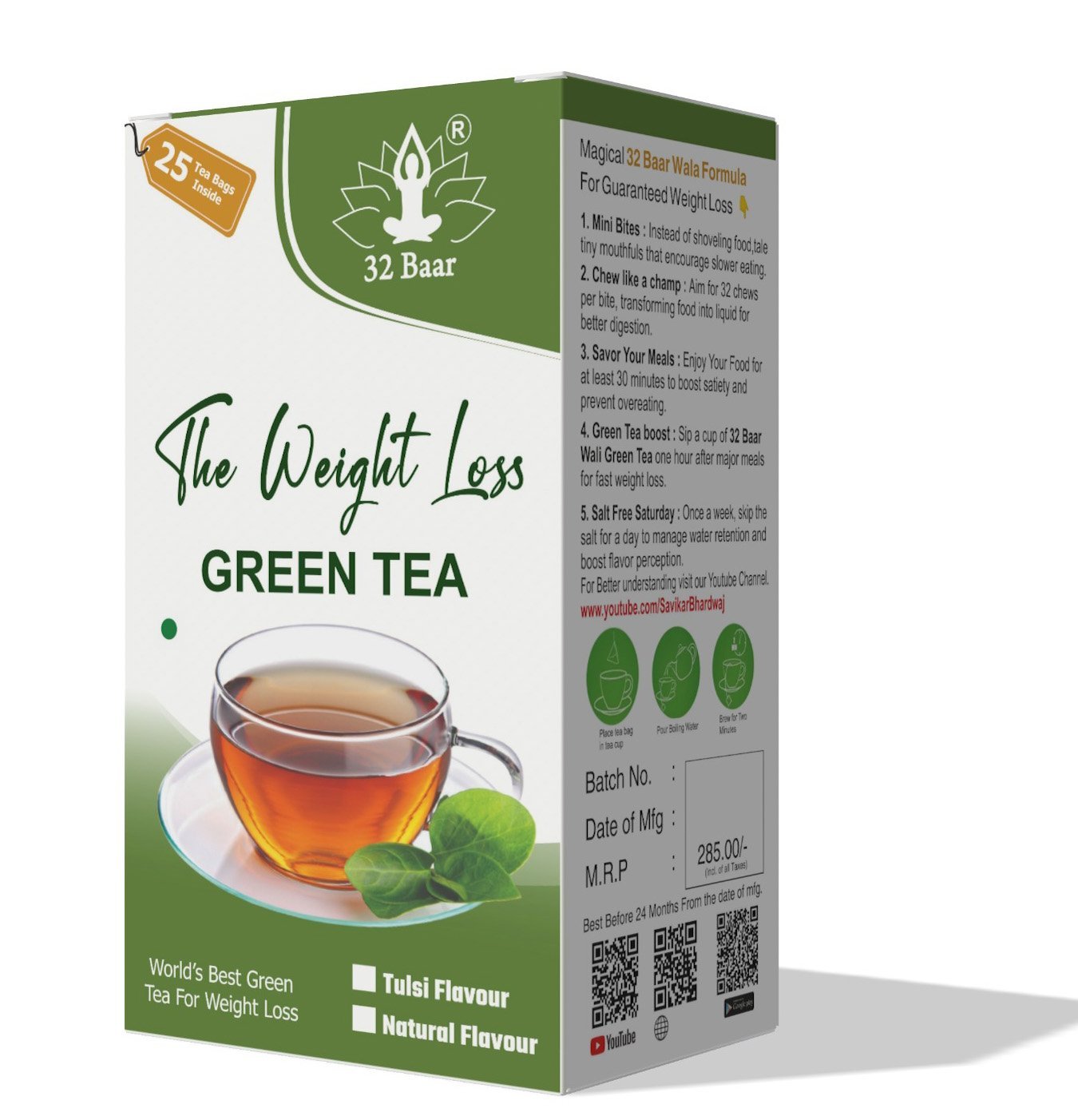 32 Baar Pack of 2 Chamomile & Tulsi Tea Bags ( Total 50 Tea Bags) - Image 5